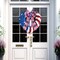 2 PCS Large Patriotic Wreath Bows with Bell Star and Stripe America Flag Bow 4th of July for Veteran's Day Independence Day Memorial Day Front Door Holiday Party Home Decor 20 * 12"